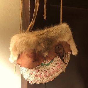 Small Cross-body purse  Leather